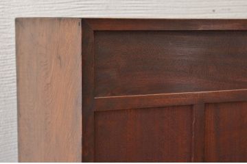 アンティーク家具　総欅!特別注文作り意匠の素晴らしい最高級茶箪笥