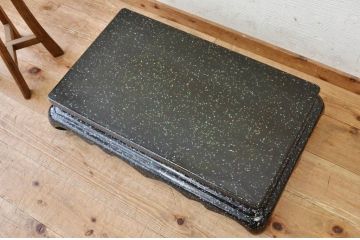 アンティーク家具　特大!木製螺鈿花台(漆器)