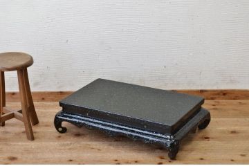 アンティーク家具　特大!木製螺鈿花台(漆器)