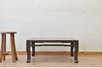 アンティーク家具　古民具・骨董　古い唐木の座卓