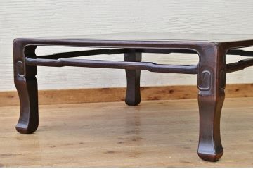 アンティーク家具　古民具・骨董　古い唐木の座卓