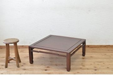 アンティーク家具　古民具　骨董　古い唐木の座卓3