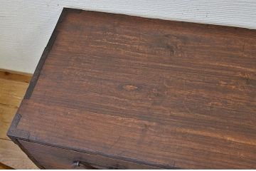 アンティーク家具　☆古民具　骨董　江戸期観音開き時代箪笥