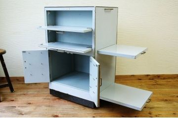 アンティーク家具　珍品!古い歯医者のデンタルキャビネット
