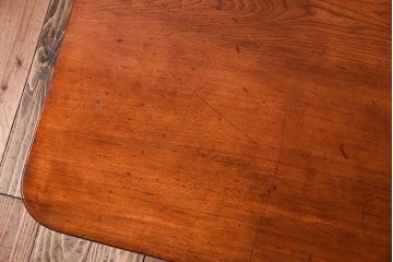 アンティーク家具　アンティーク　天板栓材一枚板　大振りなちゃぶ台