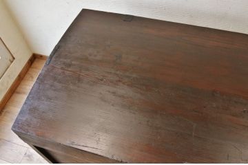 アンティーク家具　古民具　骨董　江戸時代　味の良い車長持(時代箪笥)