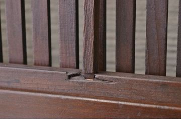 ★極上!作りの良いダイヤガラス格子戸2枚セット