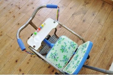 アンティーク雑貨　デッドストック品　古い子供自転車(三輪車)5