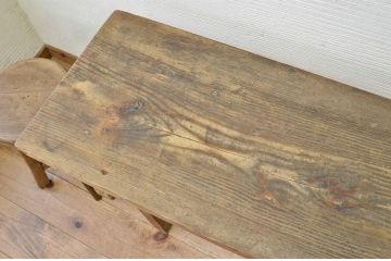 アンティーク家具　★古い木味のアンティーク作業台(テーブル)2