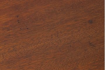 アンティーク家具　チェッカーガラス入り!古い木のアンティークガラス戸棚