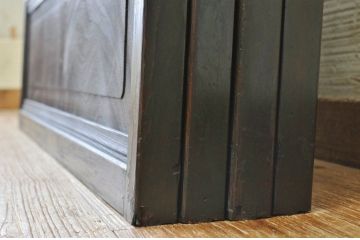 古民具　骨董　ガラス格子戸4枚セット(ガラス戸)