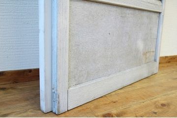 希少!古いコテージのルーバー扉2枚セット