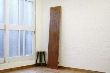 極上美品!古い旅館の欅床の間材(ケヤキ、一枚板)8 　