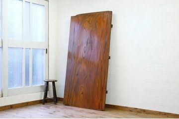 極上美品!古い旅館の欅床の間材(ケヤキ、一枚板)19　