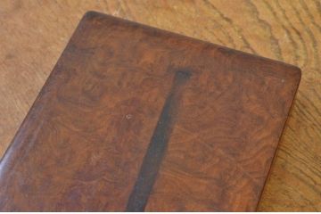 アンティーク雑貨　○明治〜大正　本桑時代硯箱など2点セット(文箱)