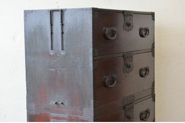 アンティーク家具　☆古民具　骨董　使い込まれた時代箪笥