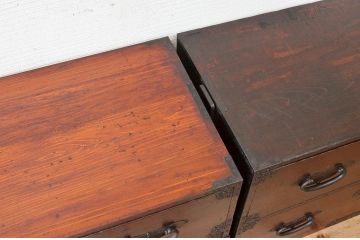 アンティーク家具　☆古民具　骨董　使い込まれた時代箪笥