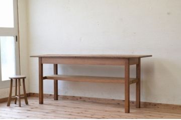 アンティーク家具　★1960〜70年代　古い工場の作業台1　(テーブル、机)