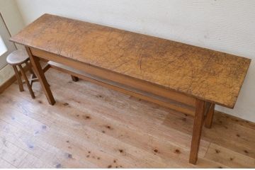 アンティーク家具　★1960〜70年代　古い工場の作業台1　(テーブル、机)