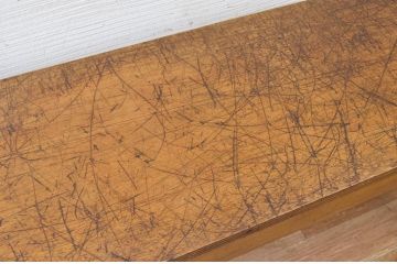 アンティーク家具　★1960〜70年代　古い工場の作業台1　(テーブル、机)