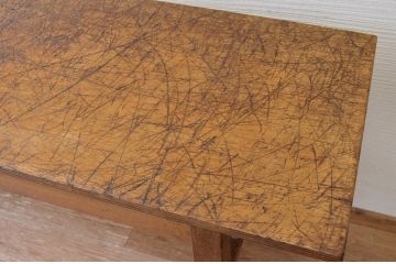 アンティーク家具　★1960〜70年代　古い工場の作業台1　(テーブル、机)