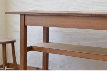アンティーク家具　★1960〜70年代　古い工場の作業台1　(テーブル、机)