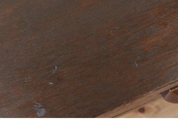 アンティーク家具　古い木のシンプルなアンティーク平机(テーブル)