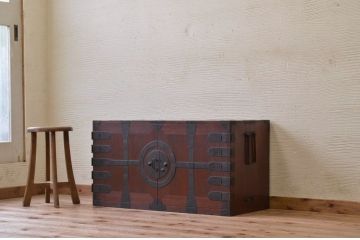 極上美品!江戸〜明治　美しい観音開きローボード