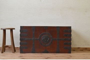 極上美品!江戸〜明治　美しい観音開きローボード