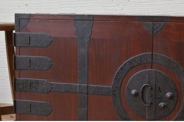 極上美品!江戸〜明治　美しい観音開きローボード
