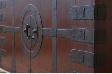 極上美品!江戸〜明治　美しい観音開きローボード