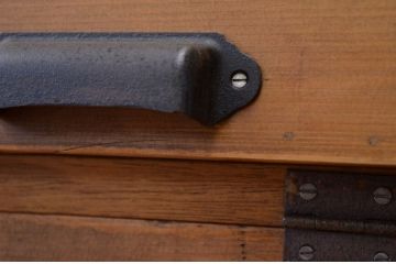 アンティーク雑貨　★古材を使って製作したパタパタ収納棚1　(下駄箱)