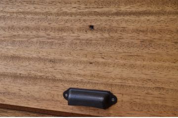 アンティーク家具　古材を使って製作したパタパタ収納棚2　(下駄箱)