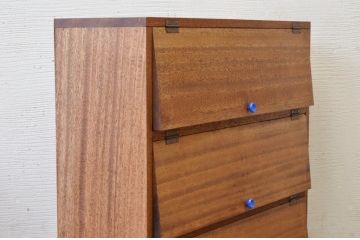 アンティーク家具　古材を使って製作したパタパタ収納棚3　(下駄箱)