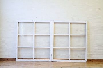 レトロ　ペイント引き戸2枚セット7