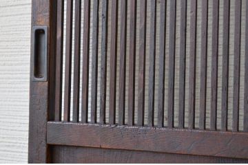 古民具・骨董　高級品!繊細な格子戸2枚セット