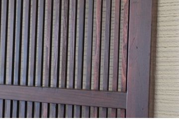 古民具・骨董　高級品!繊細な格子戸2枚セット
