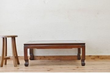 アンティーク家具　古民具・骨董　古い欅材の座卓(テーブル)