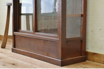 アンティーク家具　古いタバコ屋のアンティークガラスケース2