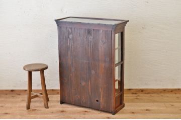 アンティーク家具　古いタバコ屋のアンティークガラスケース2