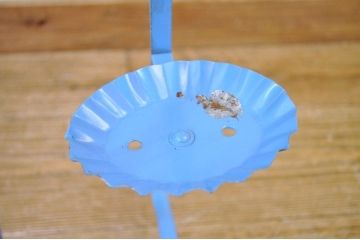 アンティーク雑貨　珍品!古いアイアンの折り畳み式洗面台