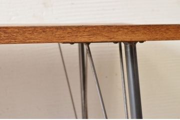 アンティーク家具　☆古い木の鉄脚アンティークテーブル(作業台、机)12