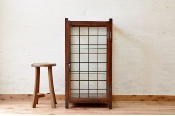 アンティーク家具　魅せる収納にぴったりなアンティークガラスケース (ショーケース、飾り棚)