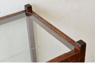 アンティーク家具　魅せる収納にぴったりなアンティークガラスケース (ショーケース、飾り棚)
