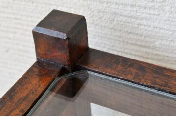 アンティーク家具　魅せる収納にぴったりなアンティークガラスケース (ショーケース、飾り棚)