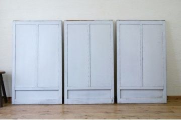 レトロ　古いペイントのルーバー(フェンス、ヴォレー、ボレー、雨戸)