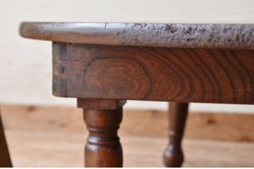 アンティーク家具　丸型アンティークちゃぶ台