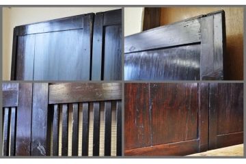 古いお家の時代格子帯戸4枚セット
