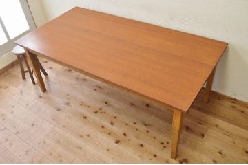 アンティーク家具　1960〜70年代　古い学校の大きなテーブル(ダイニングテーブル、作業台)