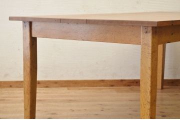 アンティーク家具　1960〜70年代　古い学校の大きなテーブル(ダイニングテーブル、作業台)